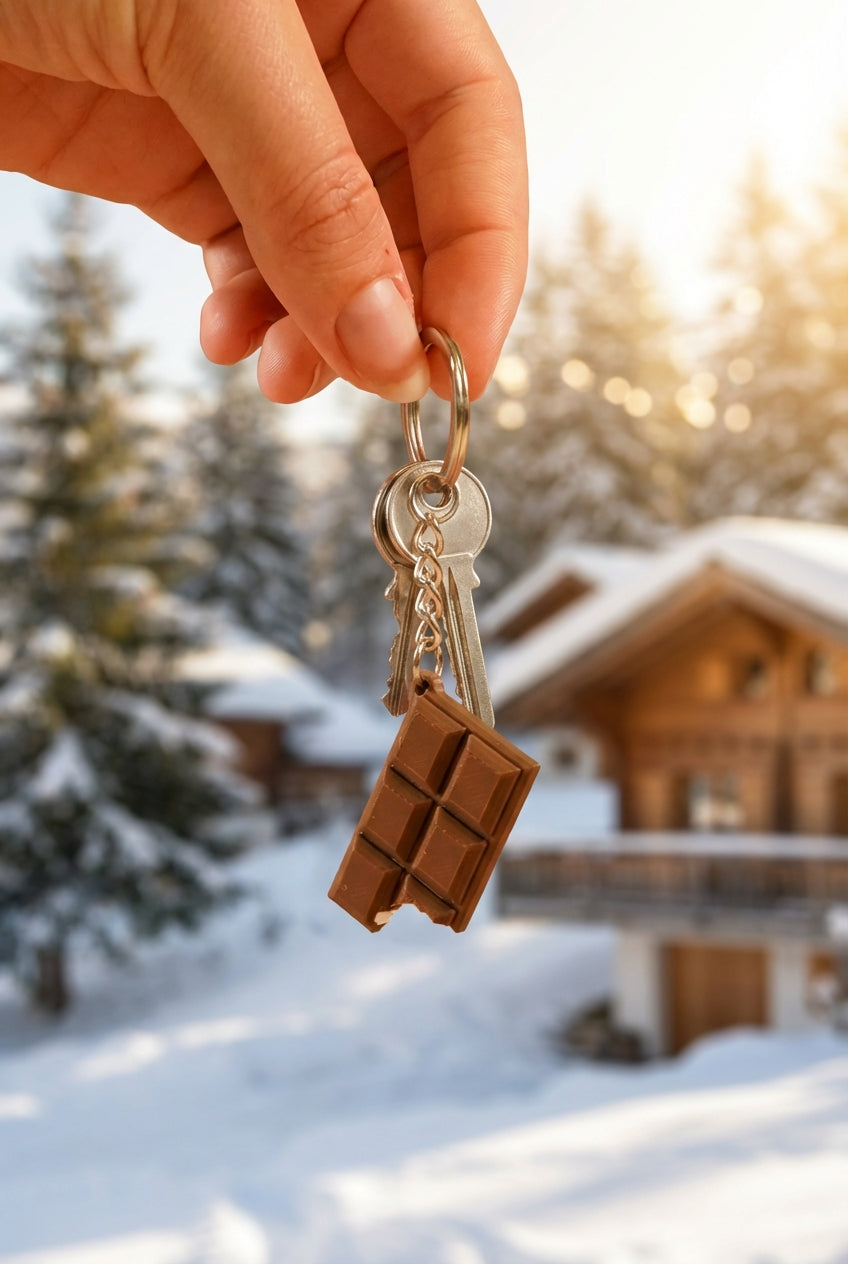 Porte-clé Tablette de chocolat