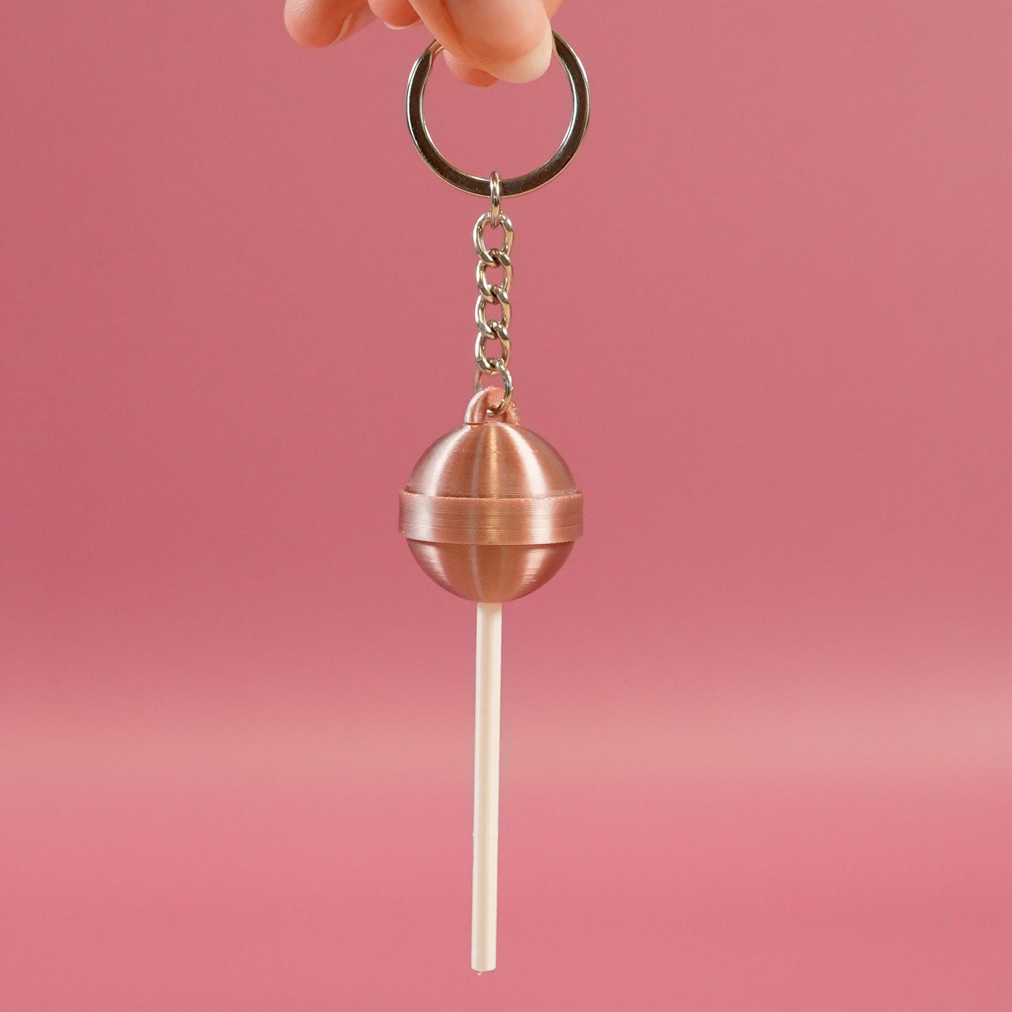 Porte-clé Sucette rose