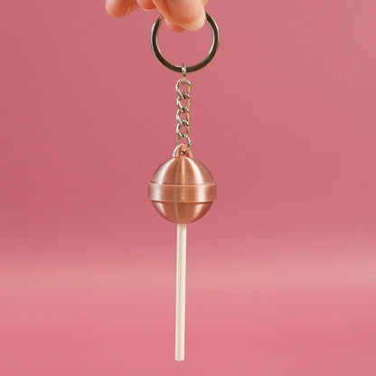 Porte-clé Sucette rose