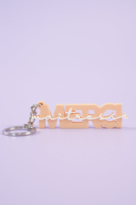 Porte-clé Merci maîtresse