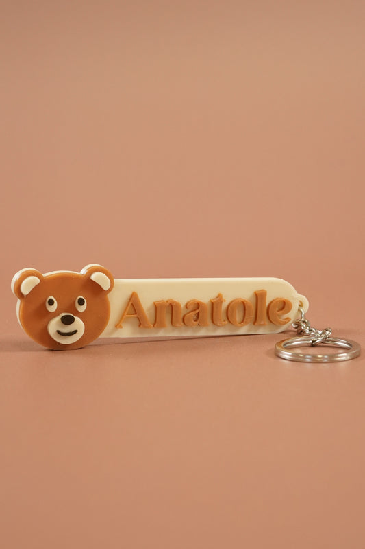 Porte-clé Ourson personnalisé