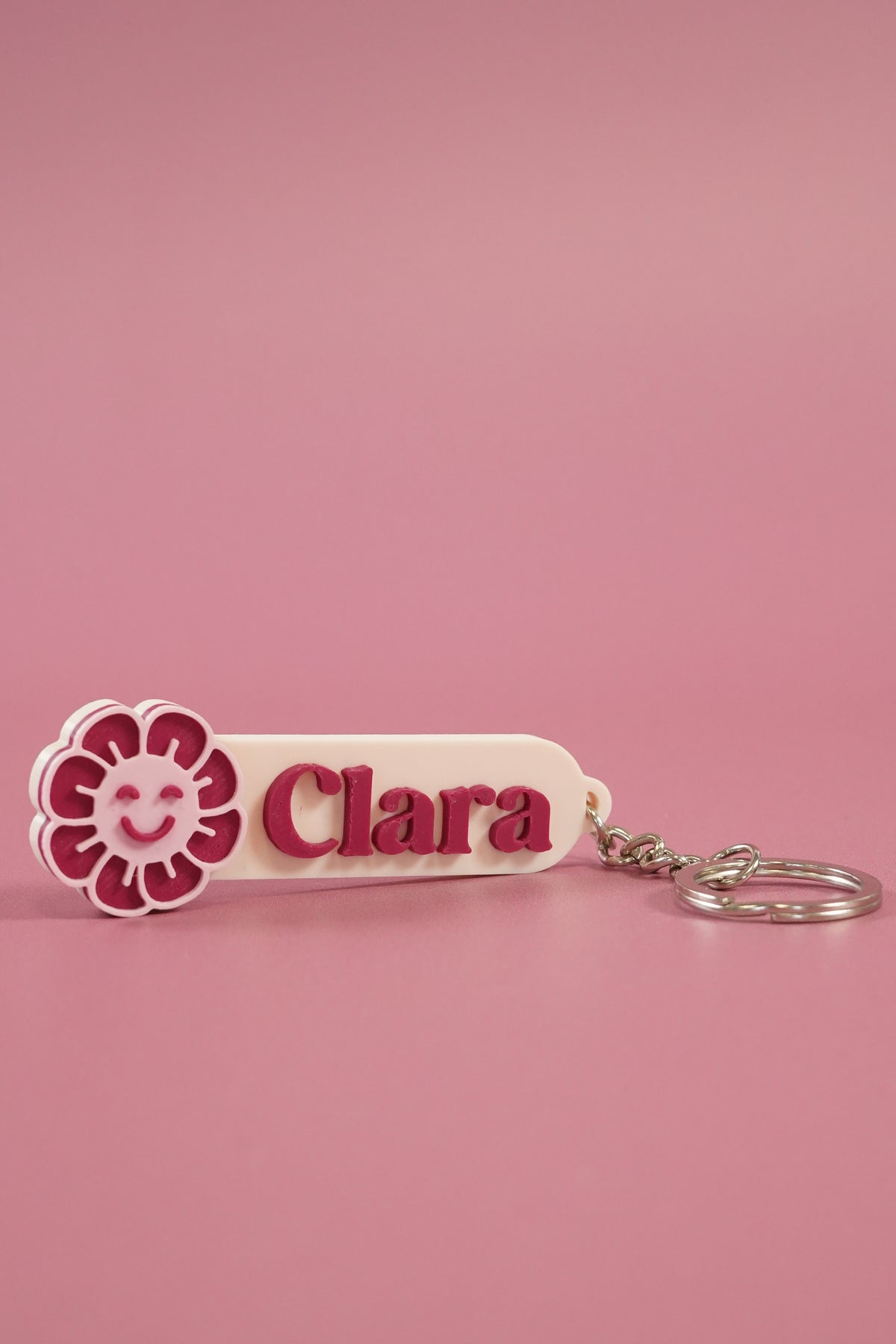 Porte-clé Fleur personnalisé