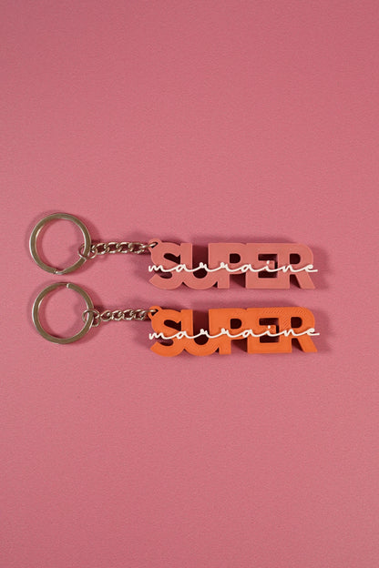 Porte-clé Super marraine