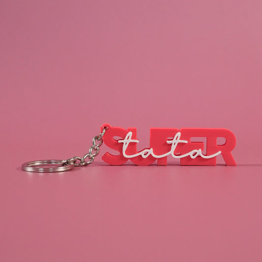 Porte-clé Super tata pastèque