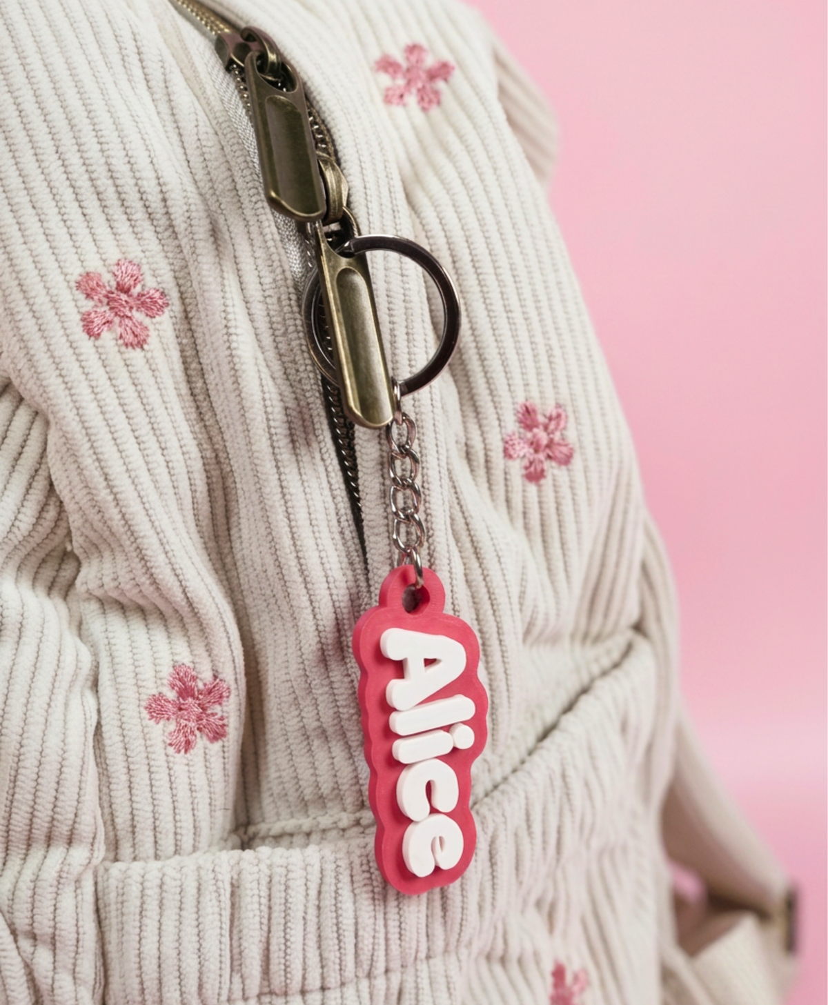 Porte-clé prénom classique