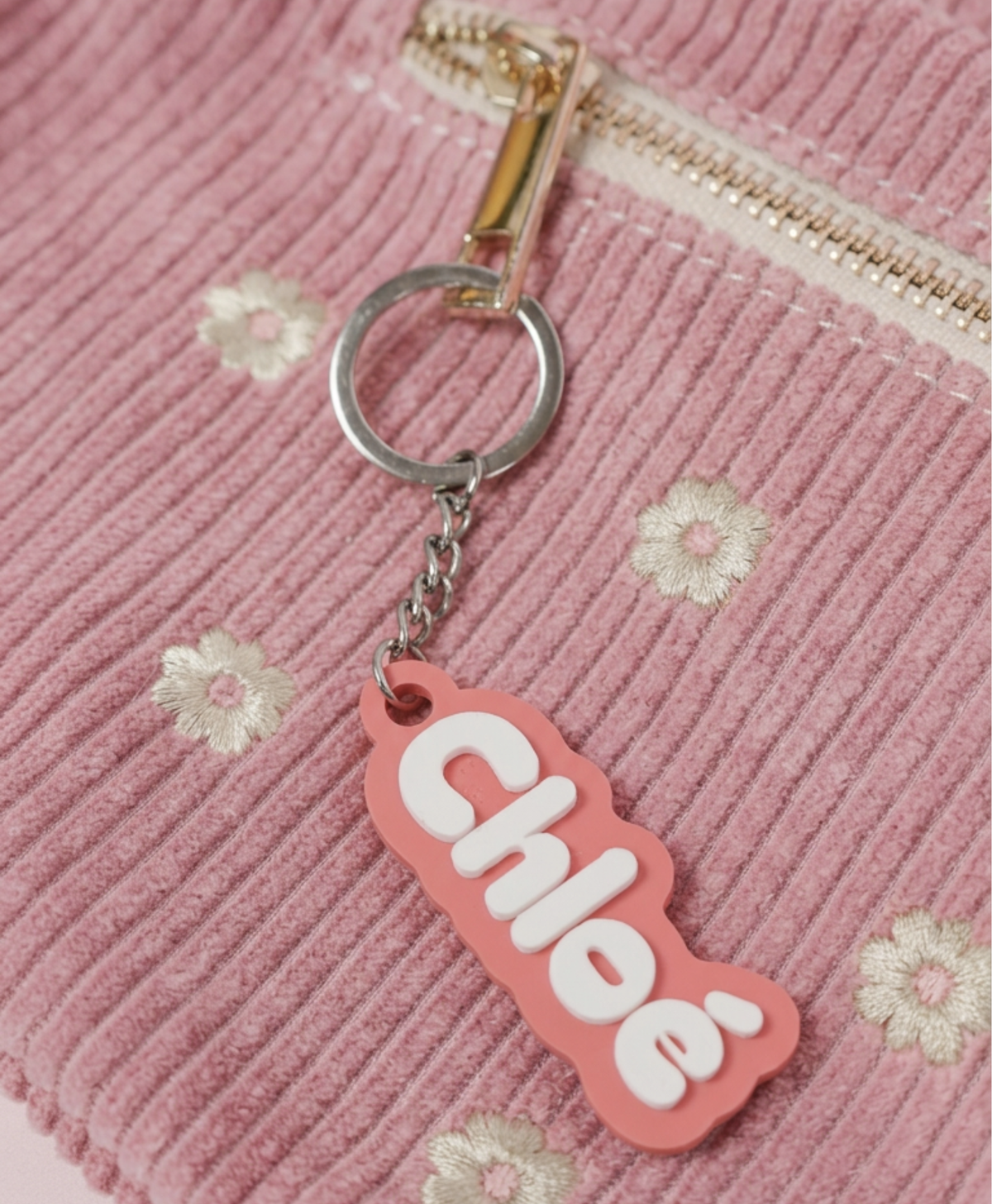 Porte-clé prénom classique
