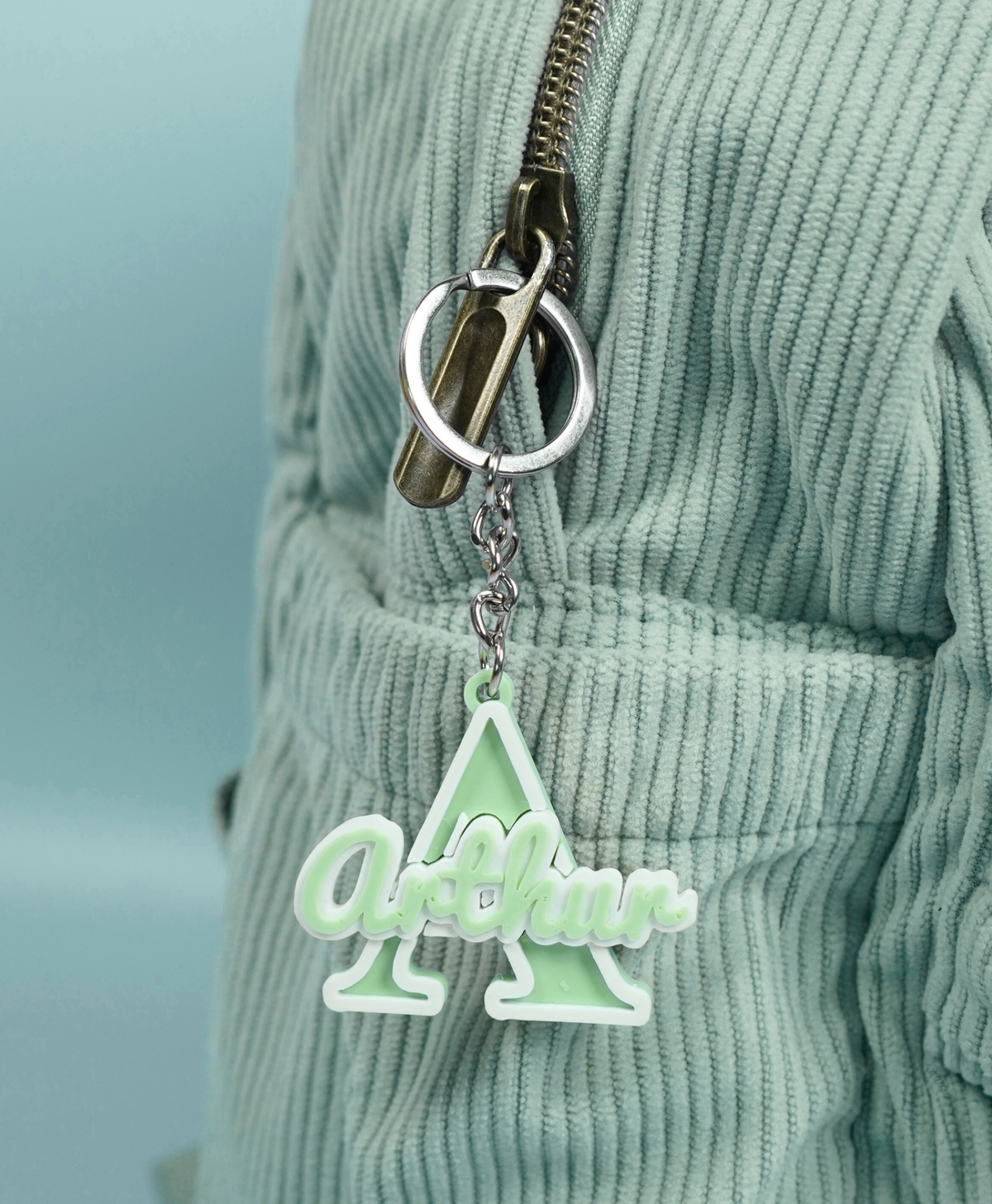 Porte-clé prénom initiale