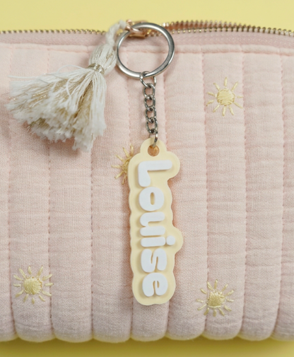Porte-clé prénom classique