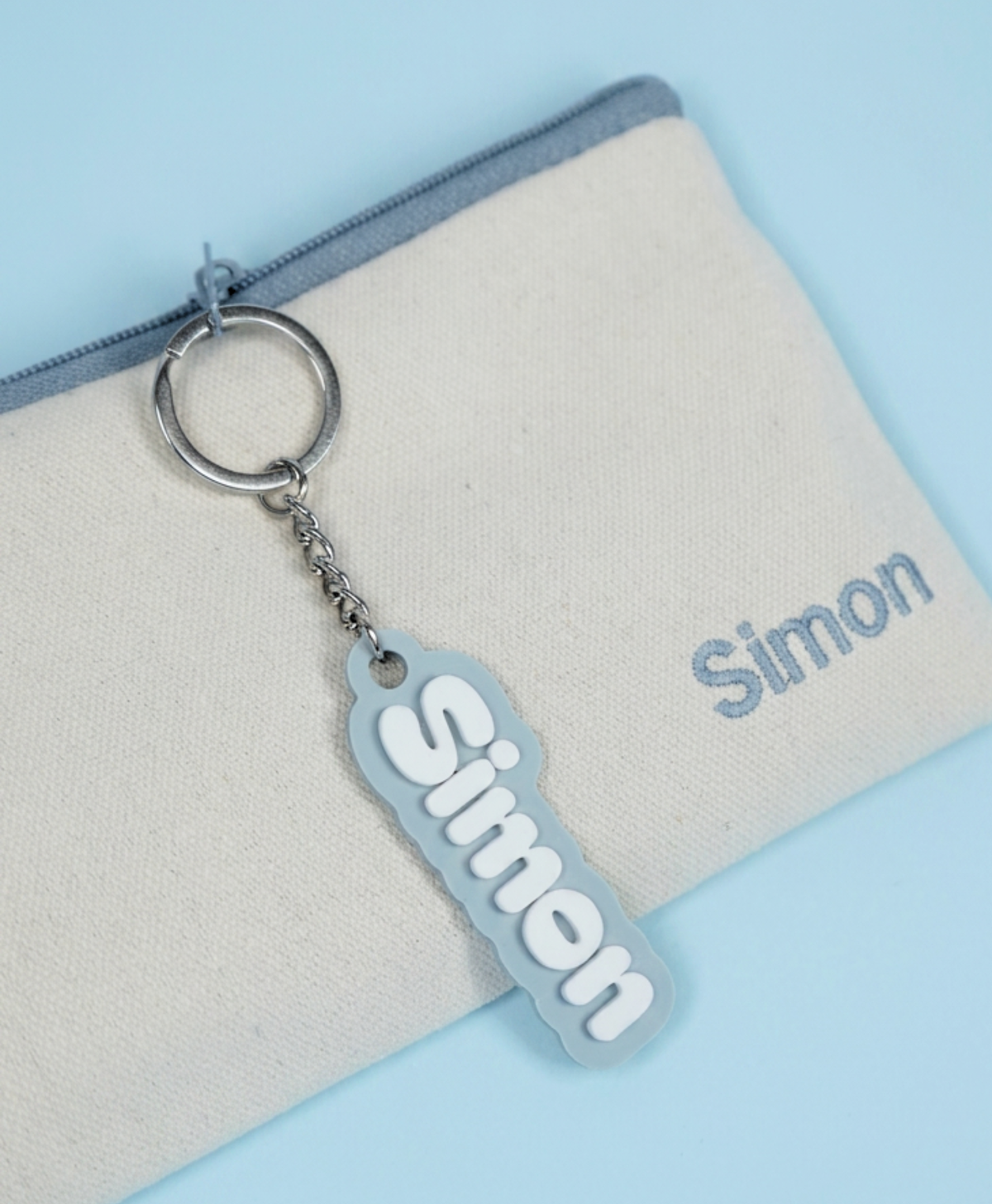 Porte-clé prénom classique