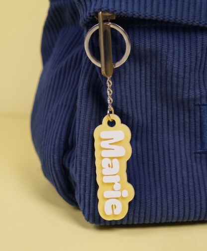 Porte-clé prénom classique