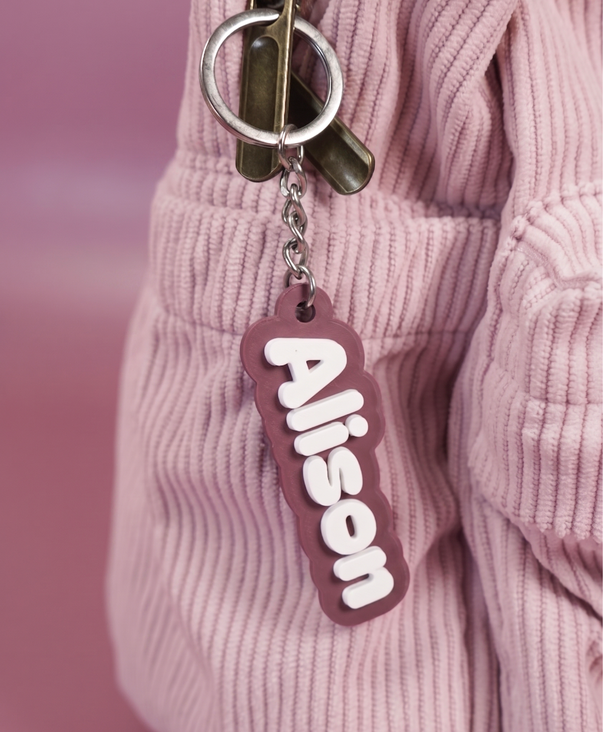 Porte-clé prénom classique
