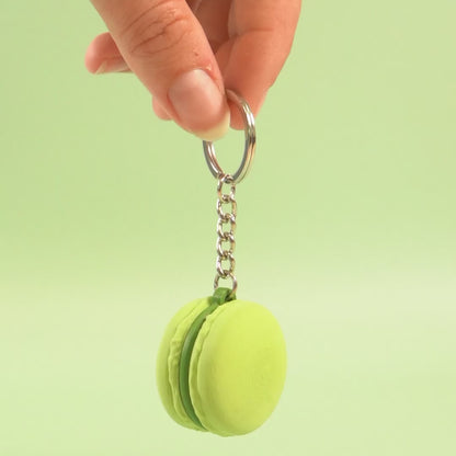 Porte-clé Macaron pistache