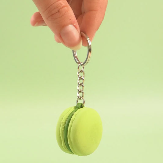Porte-clé Macaron pistache