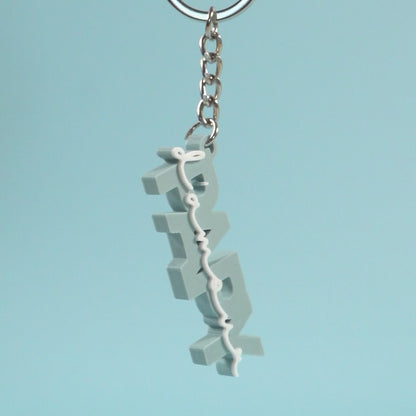 Porte-clé Papy d'amour bleu clair