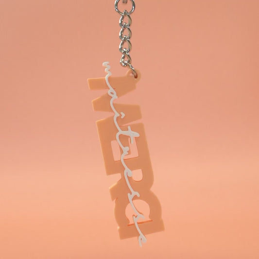 Porte-clé Merci maîtresse pêche