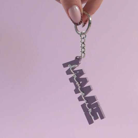 Porte-clé Mamie d'amour lavande