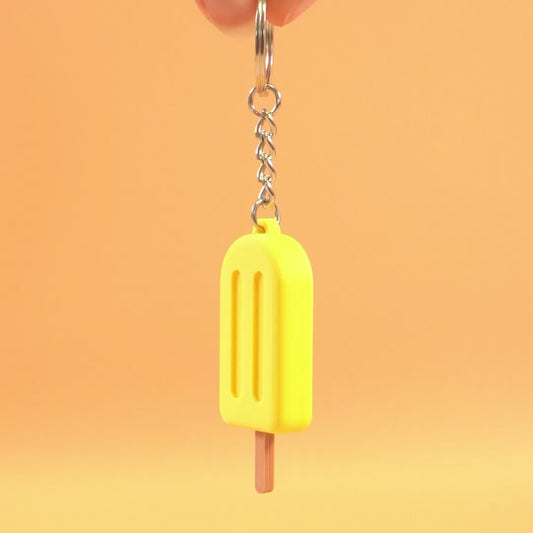 Porte-clé Glace à l'eau citron