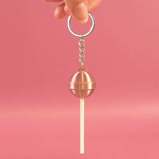 Porte-clé Sucette rose