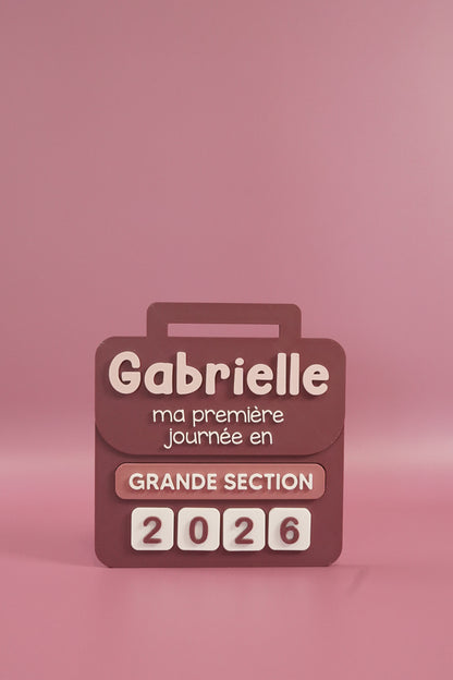 Panneau rentrée scolaire