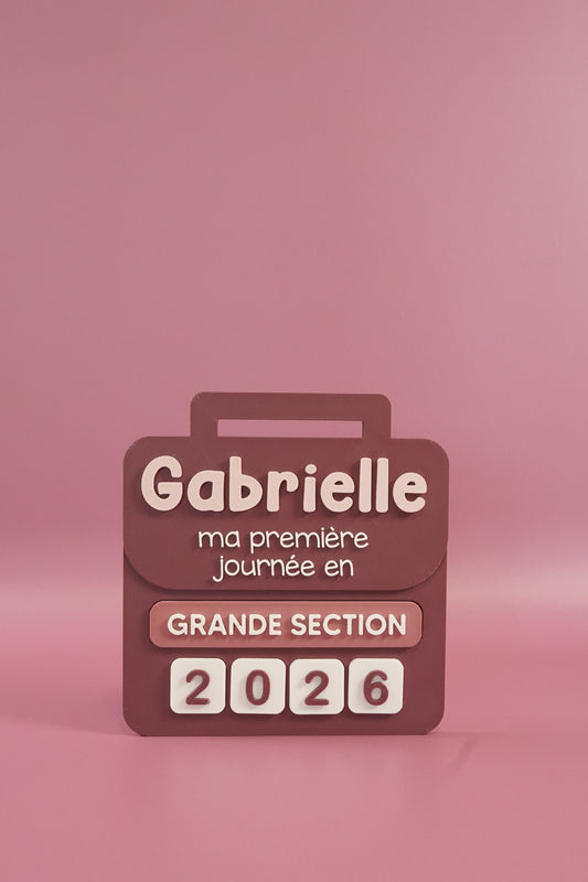 Panneau rentrée scolaire